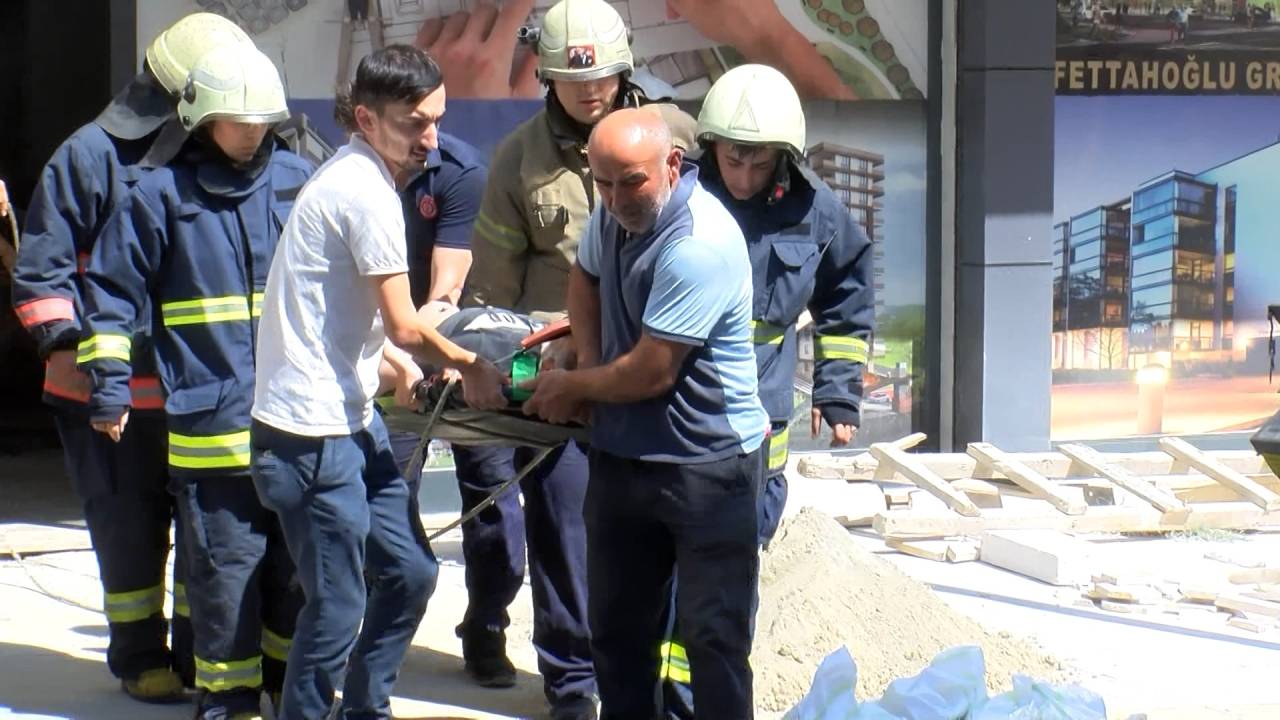 Bahçelievler'de Merdiven Tadilat Sırasında Çöktü: 1 Yaralı