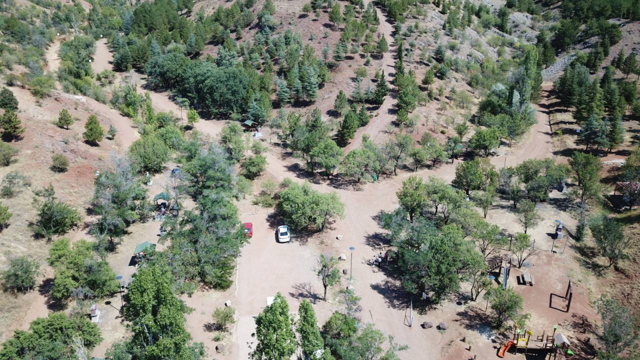 Kırıkkale'de Ormanlarında Dronlu Denetim