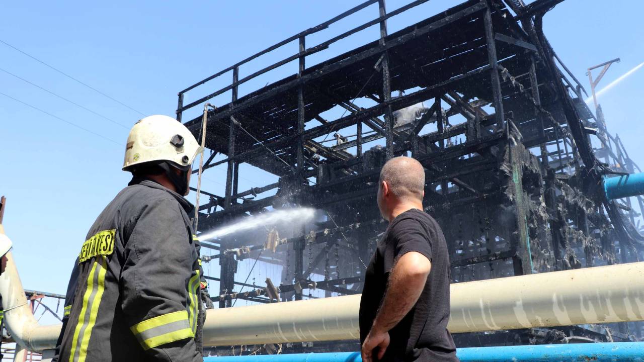 Kayseri Şeker Fabrikası'nda Yangın