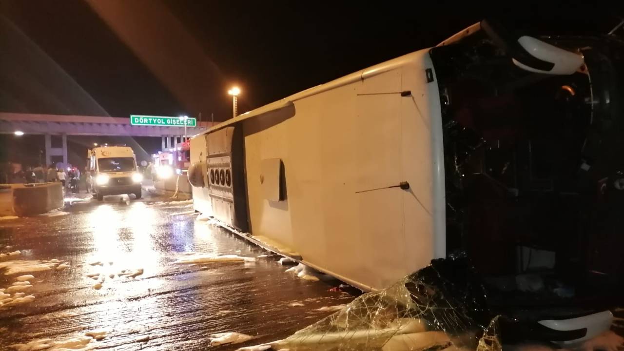 Hatay'daki Otobüs Kazasında Yaralananlardan 16'sı Taburcu Edildi