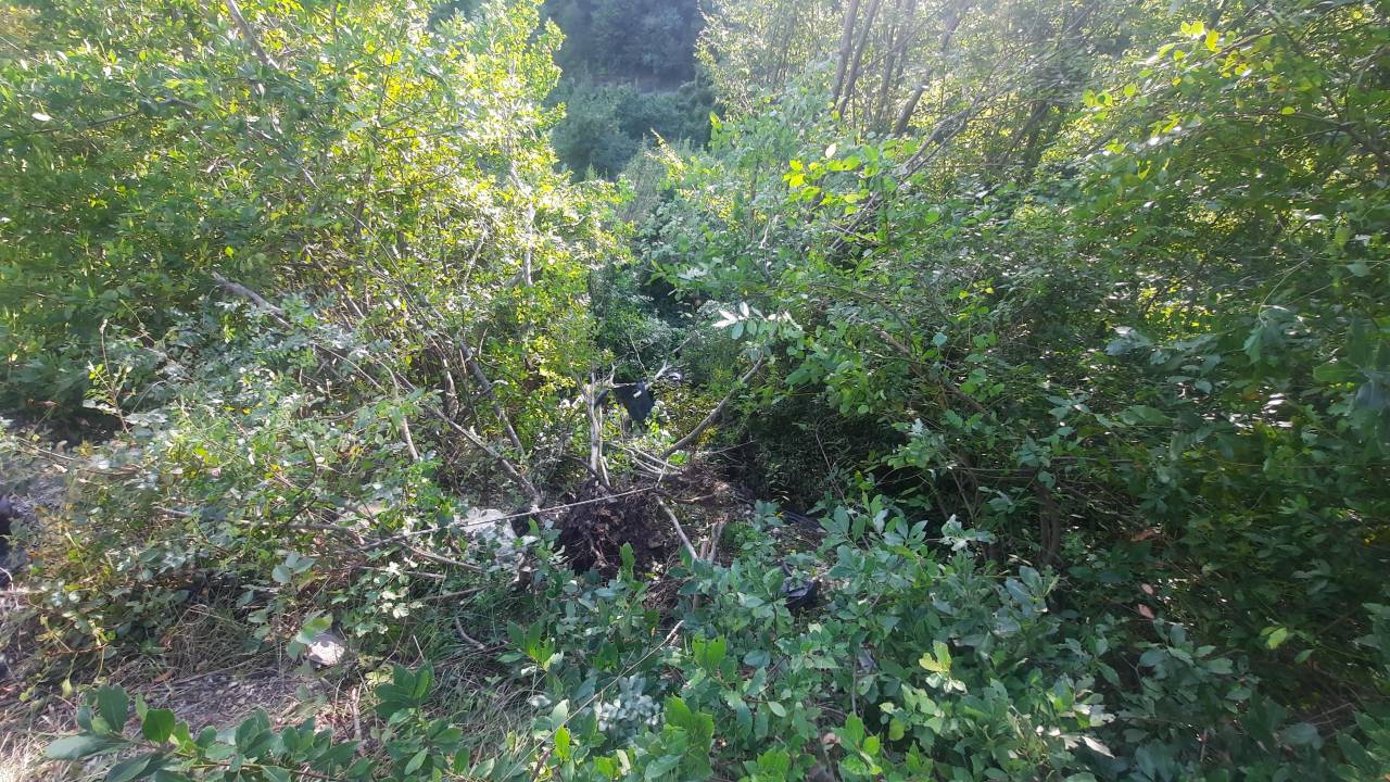 Kastamonu'da Şarampole Yuvarlanan Otomobilin Sürücüsü Yaralandı