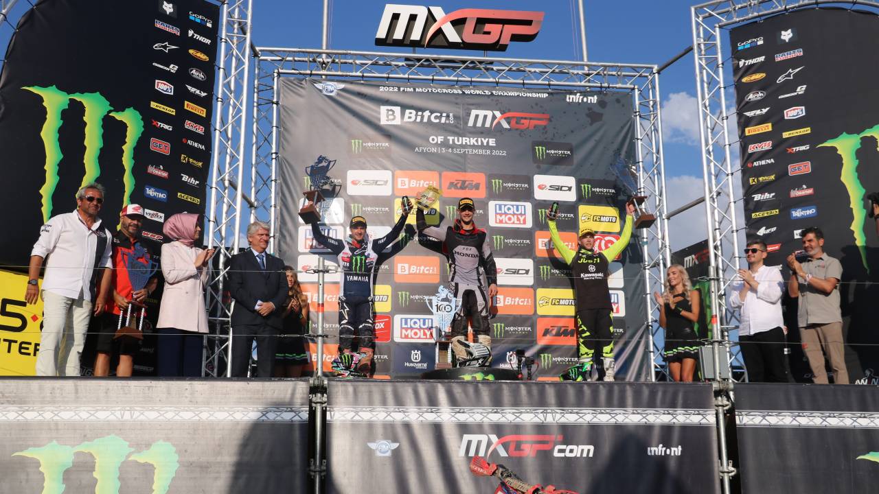 Dünya Motokros Şampiyonası'nın Türkiye Etabını Tim Gajser Kazandı