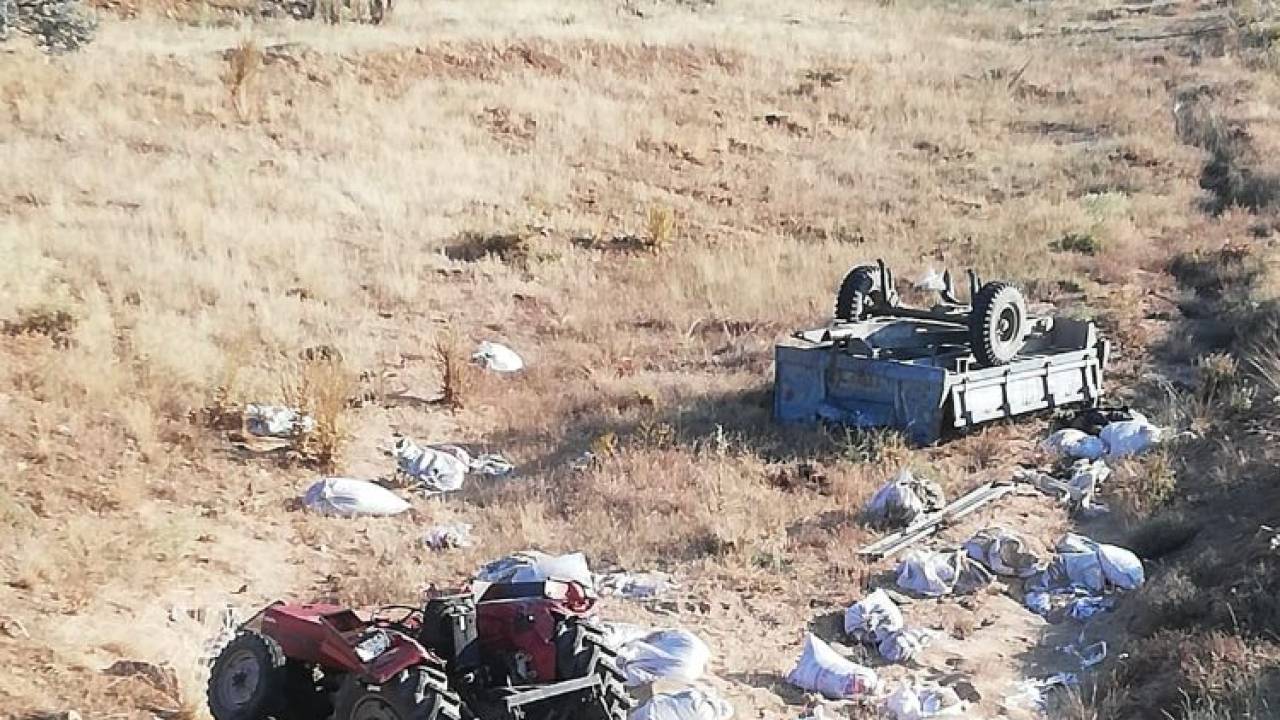 Niğde'de Traktör Şarampole Devrildi: 2 Ölü, 1 Yaralı