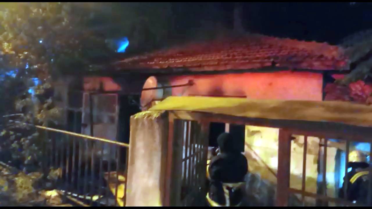 Edirne’de Çıkan Yangında, Tek Katlı Ev Kullanılamaz Hale Geldi