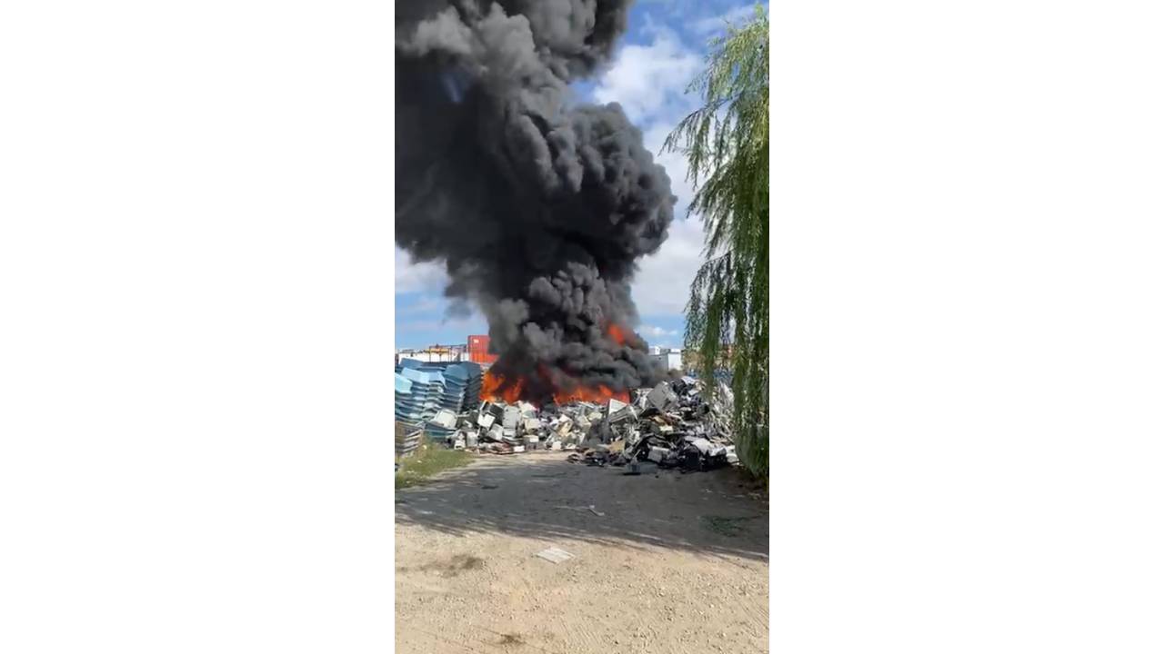 Ankara'da Hurdacılar Sitesi'nde Yangın