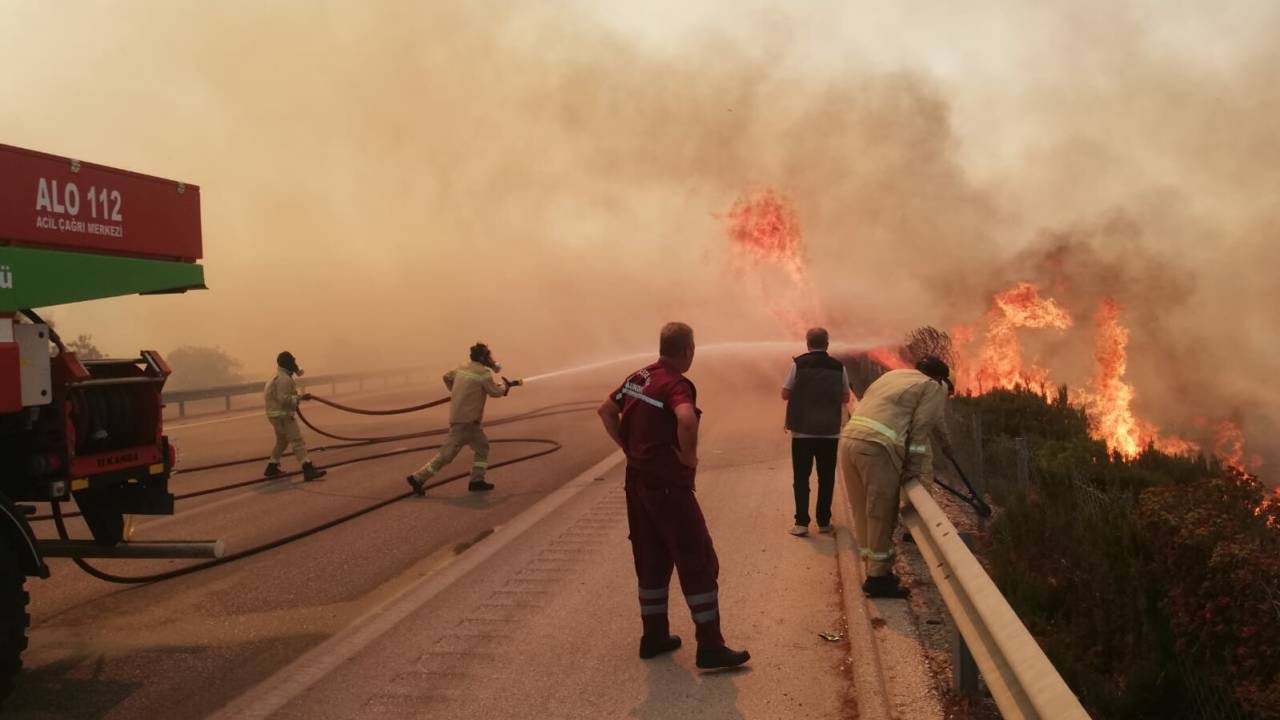 Çeşme'de Makilik Yangını (3)