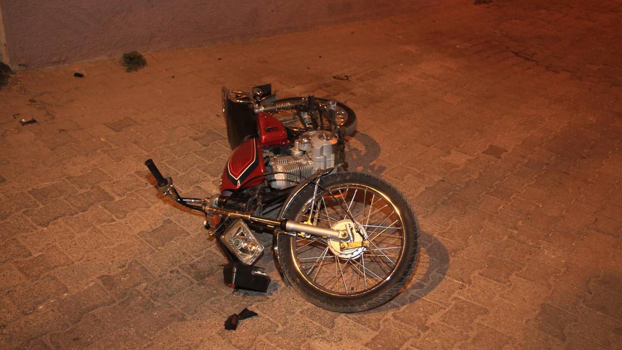 Motosikletten Savrulan Sürücü Ağır Yaralandı