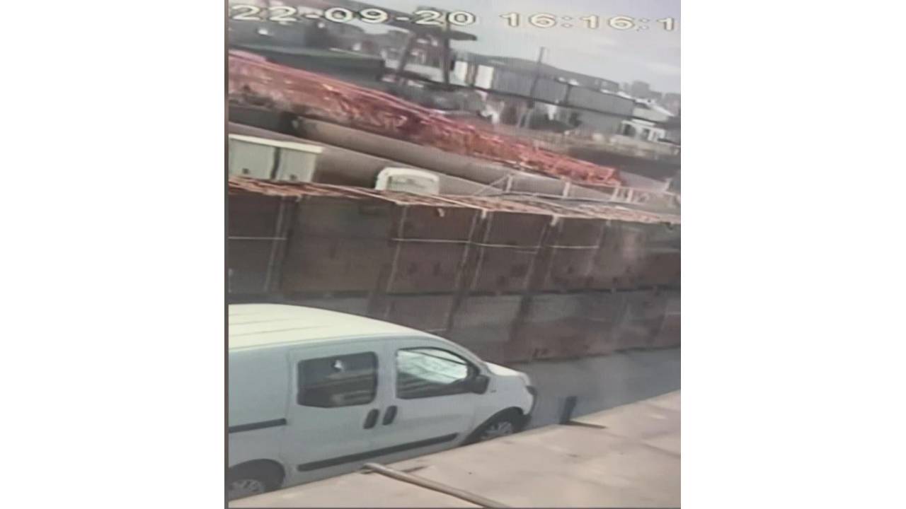 Sancaktepe'de Vincin Devrilme Anı Kamerada