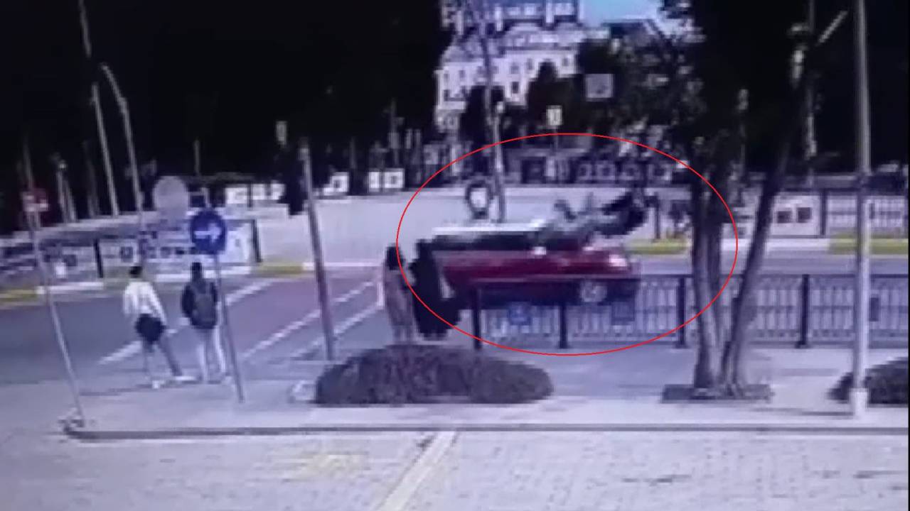 Küçükçekmece’deki Feci Kaza Anı Kamerada