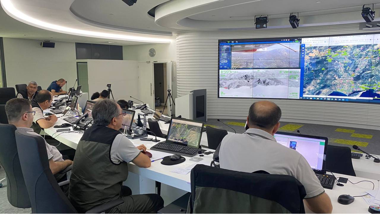 Datça'daki Orman Yangınında 2'nci Gün (3)