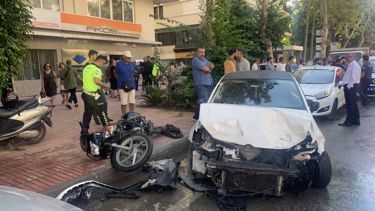 Zincirleme Kazada Yaralanan Motosiklet Sürücüsü Kurtarılamadı