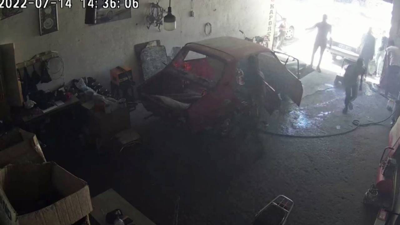 Yanmaktan Son Anda Kurtuldu