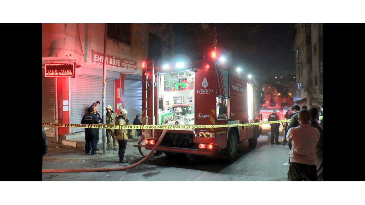 Güngören’de Ayakkabı İmalathanesinde Yangın