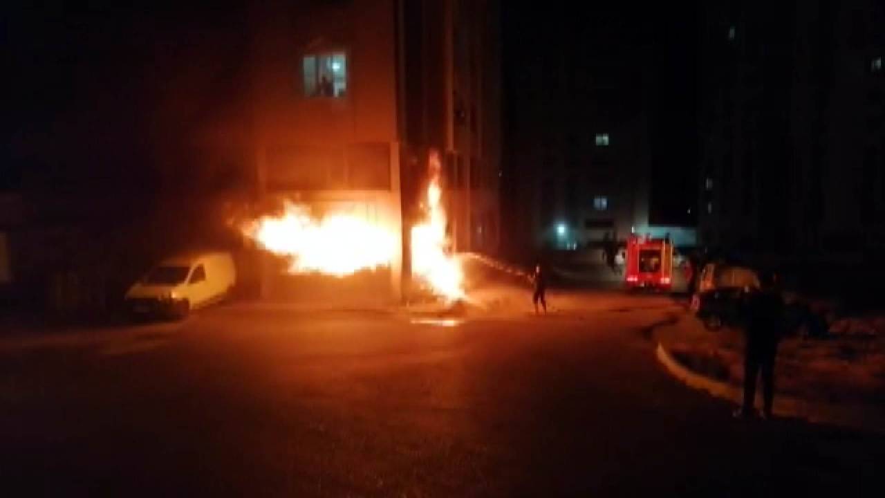 Kahramanmaraş'ta İş Yeri Yangını