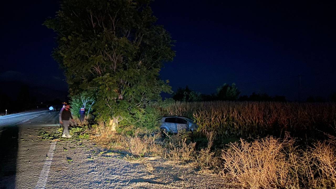 Karaman'da Otomobil Ağaca Çarpıp, Tarlaya Savruldu: 1 Ölü, 1 Yaralı
