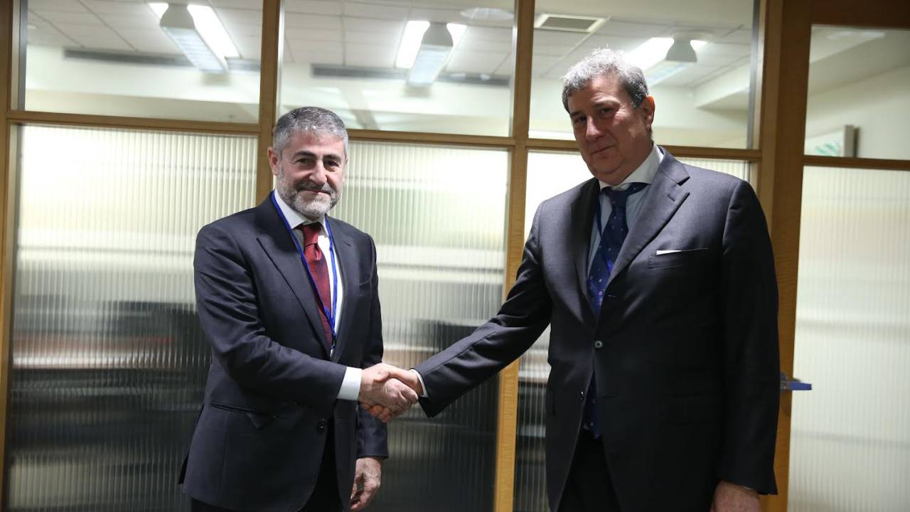 Bakan Nebati, Avrupa Konseyi Kalkınma Bankası Başkanı İle Görüştü