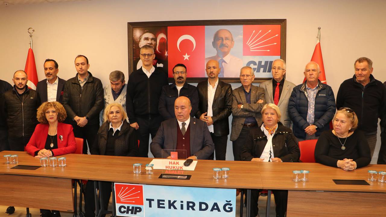 Tekirdağ’da, Chp'de 19 İstifa Sonrası İl Yönetimi Düştü