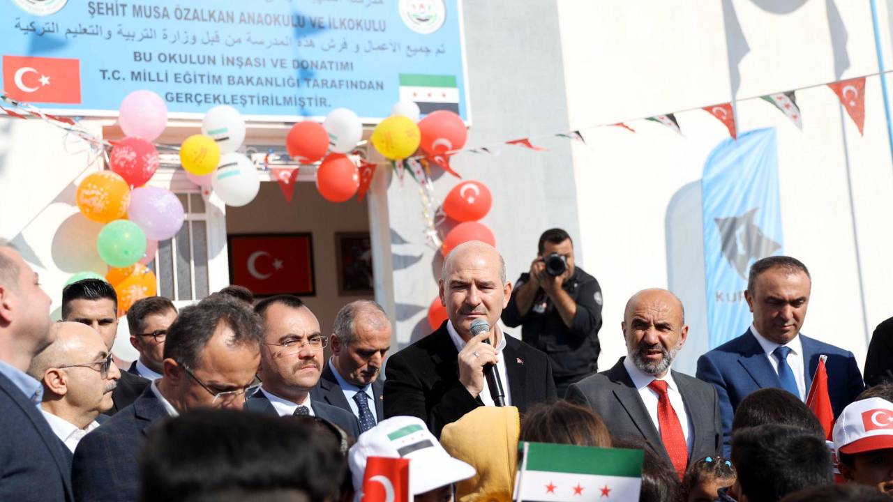 Bakan Soylu Çobanbey'de konuştu: Kardeşliğin, komşuluğun tarihi yazılmakta