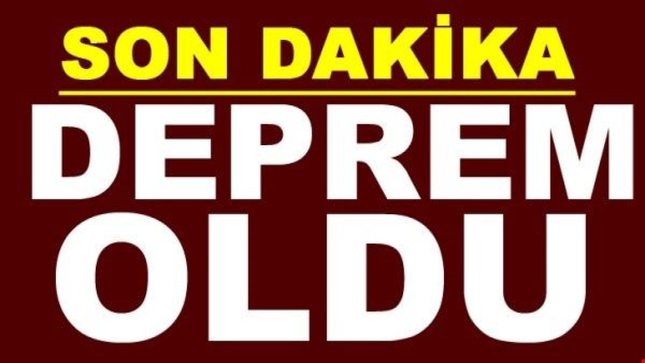 Muğla'da 4.1 büyüklüğünde deprem meydana geldi.