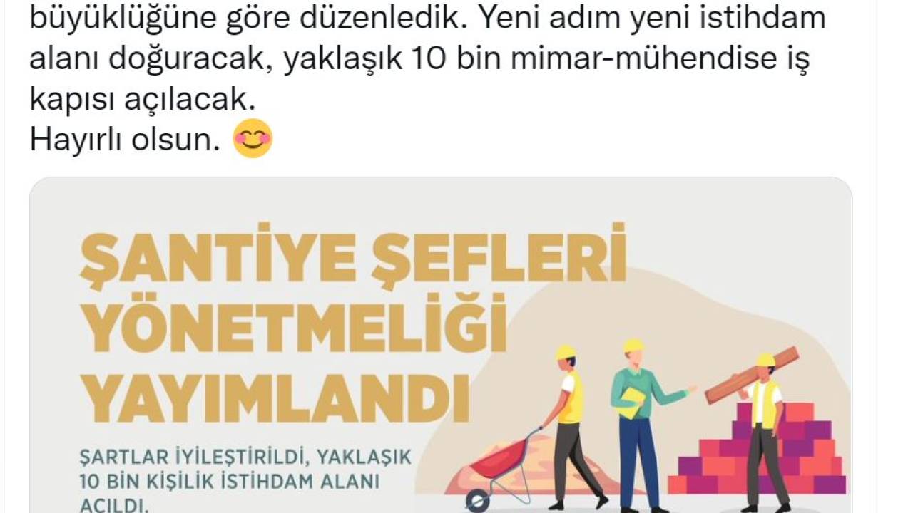 Bakan Kurum: 10 bin mimar ve mühendise iş kapısı açılacak