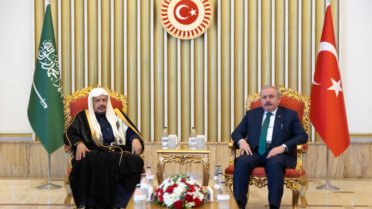 Meclis Başkanı Şentop, Suudi Arabistanlı mevkidaşı ile görüştü