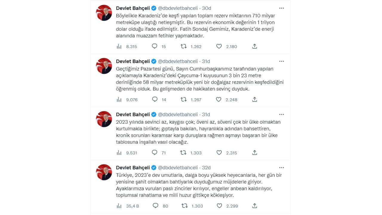 Bahçeli: Edep fukaraları Türkiye'nin yükselişinden rahatsız