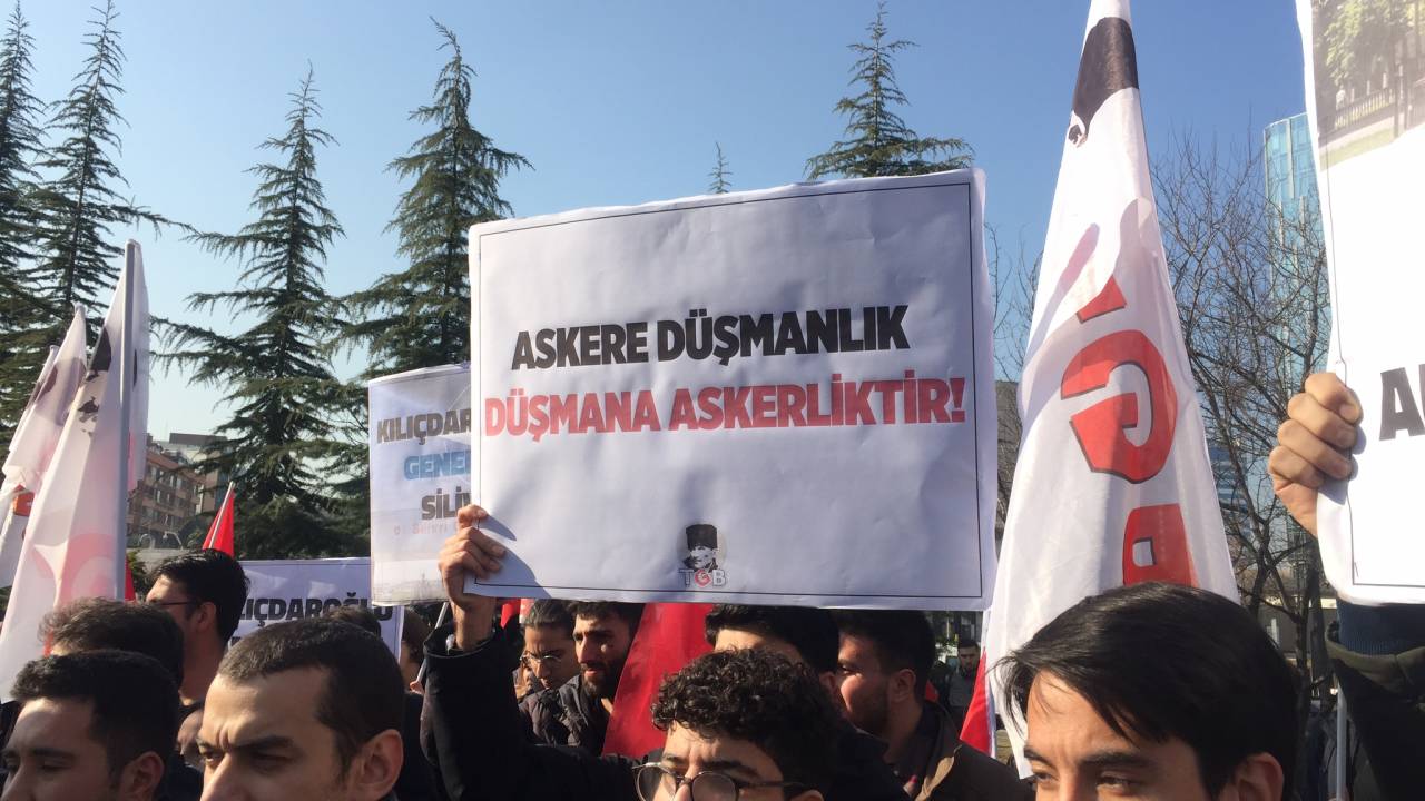 TGB'den ABD Büyükelçiliği önünde Kılıçdaroğlu'na tepki