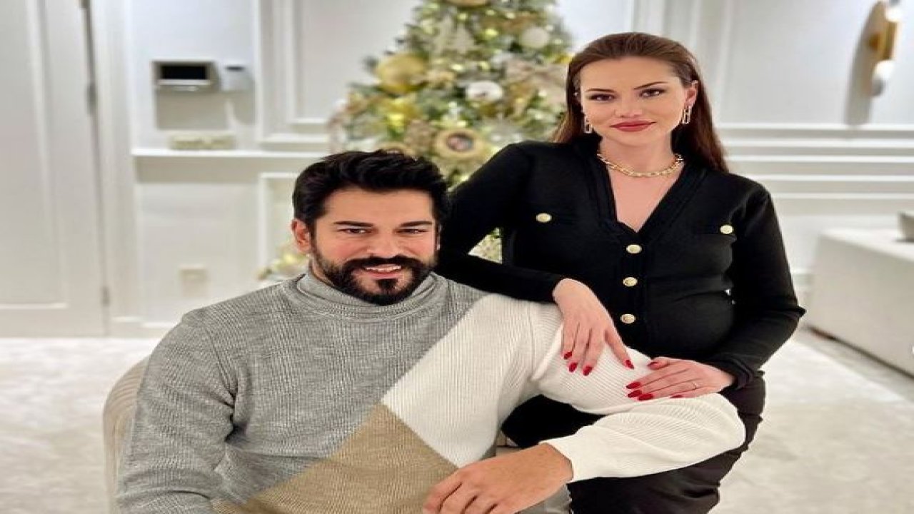 Fahriye Evcen ve Burak Özçivit İkinci Çocuklarını Kucağına Aldı