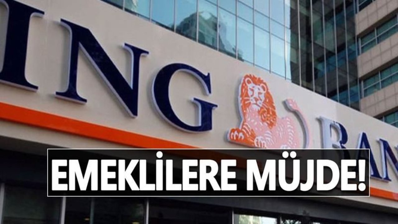 ING, ocak ayı promosyonlarını güncelledi.. Emeklileri sevindiren zam
