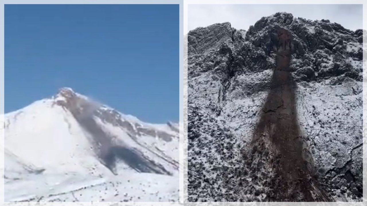 Yıkıcı deprem sonra Kahramanmaraş dağlarından korkunç görüntüler! Dumanlar yükseldi...