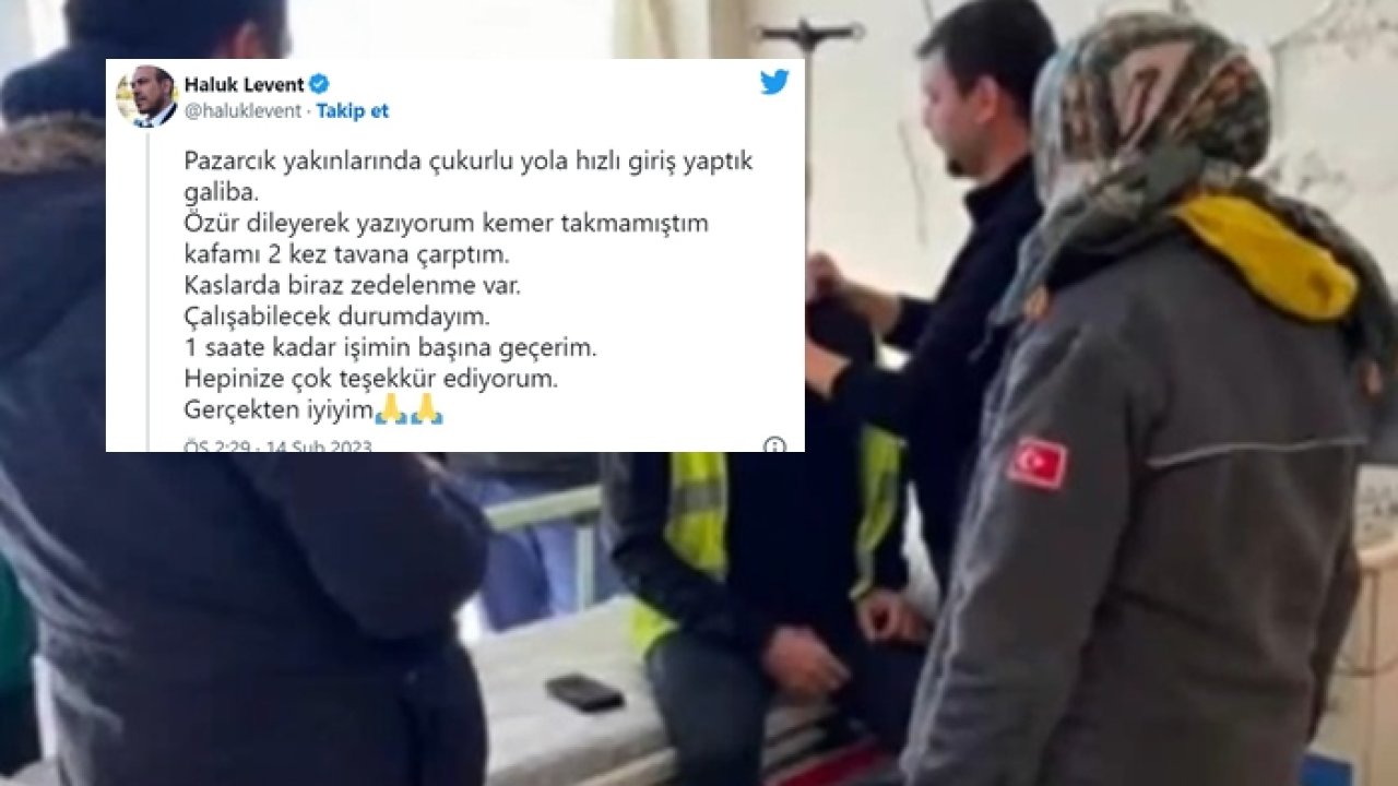 Haluk Levent deprem bölgesinde kaza geçirdi! İlk açıklama geldi: Kafamı 2 kez...
