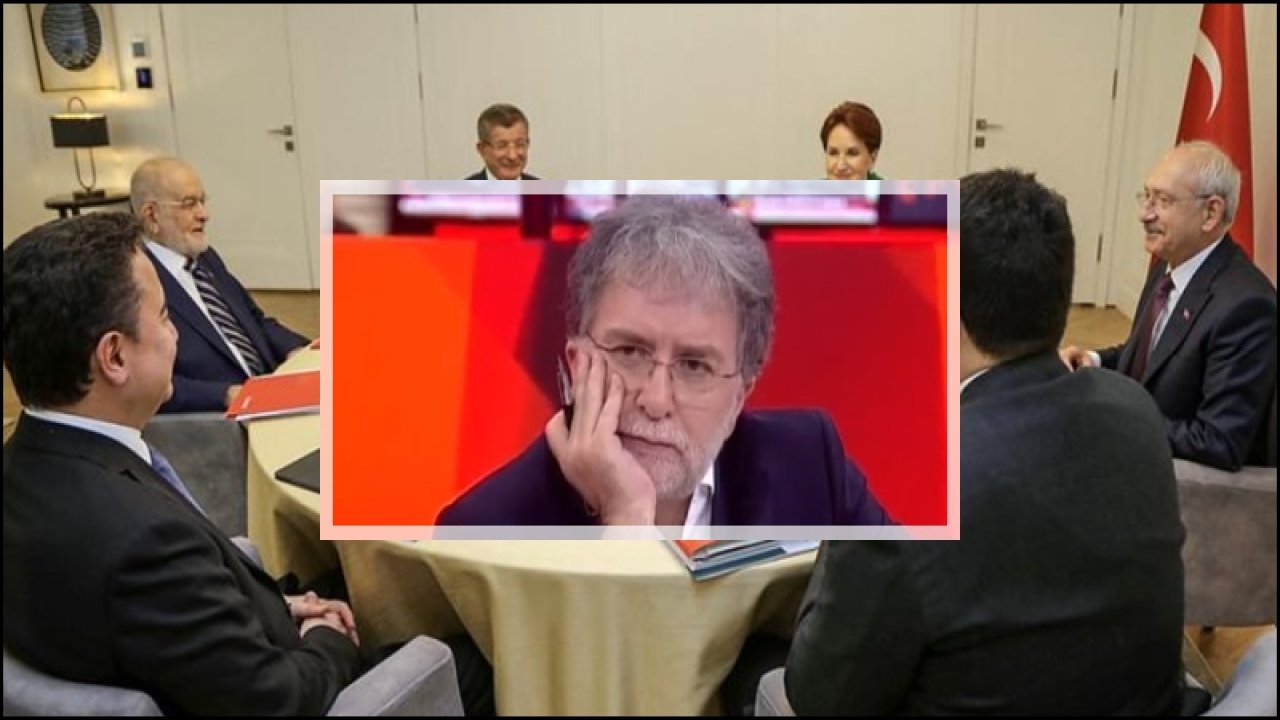 Altılı masanın 'seçim' çığırtkanlığına Ahmet Hakan'dan kapak: Adayınız nerede, adayınız?