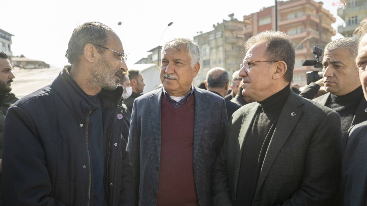 Mersin Büyükşehir Belediye Başkanı Seçer, Chp Lideri Kılıçdaroğlu İle Hatay’da İncelemelerde Bulundu