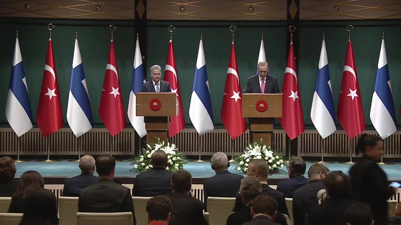 Erdoğan: Finlandiya’nın Nato’ya Katılım Protokolünün Meclis'imizdeki Onay Sürecini Başlatmaya Karar Verdik