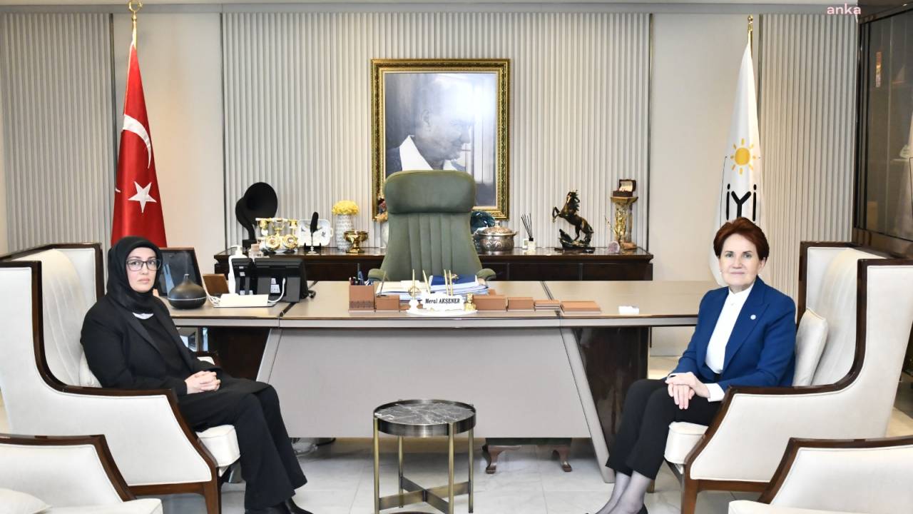 Akşener, Sinan Ateş’in Eşi Ayşe Ateş İle Görüştü