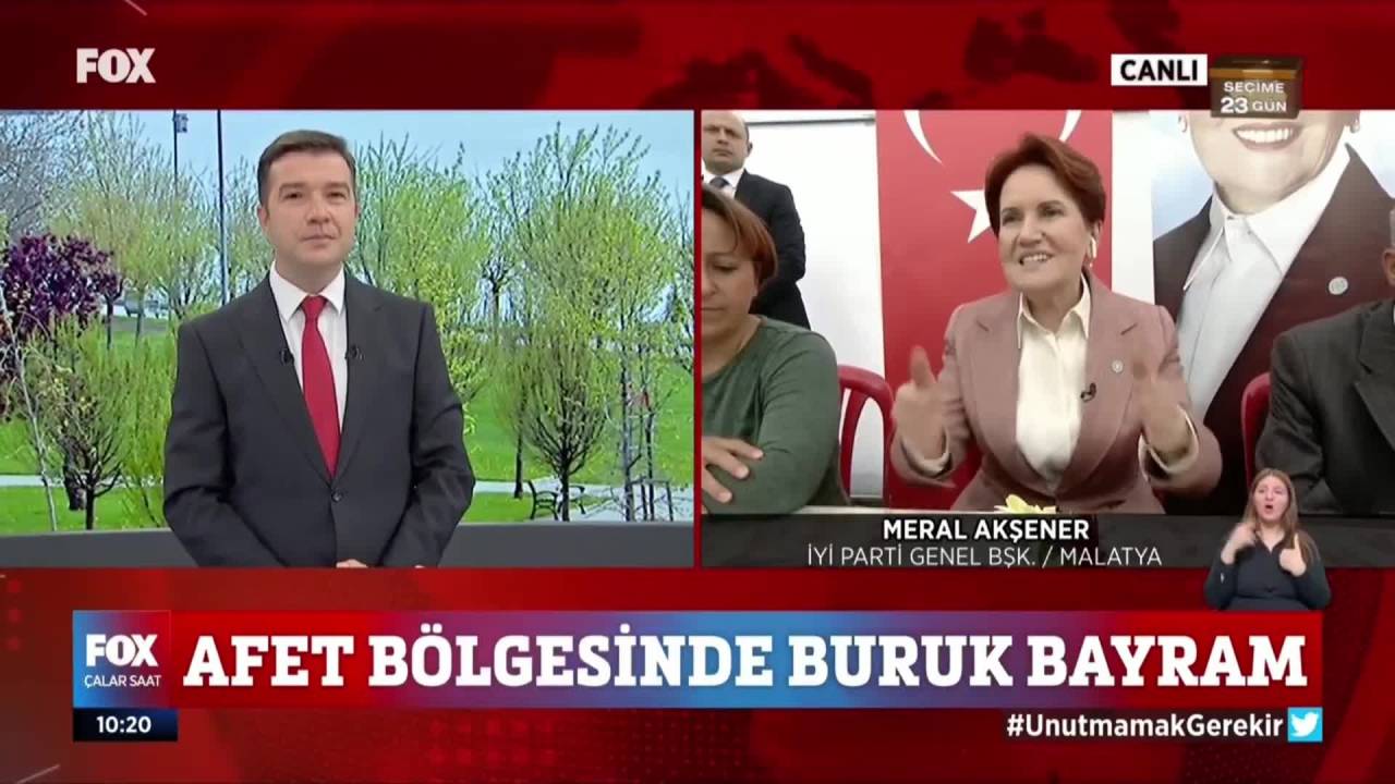 Akşener: "Tarzan Zorda. 14 Mayıs Akşamı Attaya Gidiyorlar"