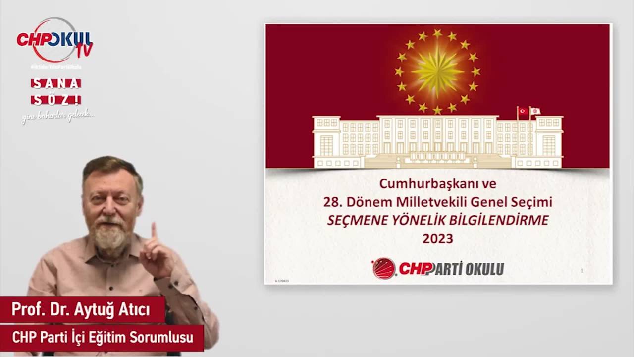 Chp’nin, Seçmenlere Yönelik Sandık Güvenliği Eğitimi Videosu Yayınlandı