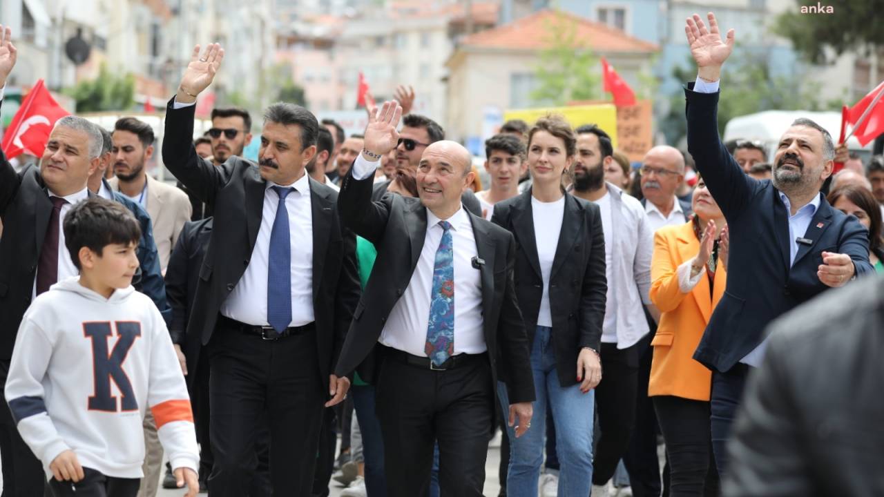 Tunç Soyer Ve Şenol Aslanoğlu’na Dikili’de Coşkulu Karşılama