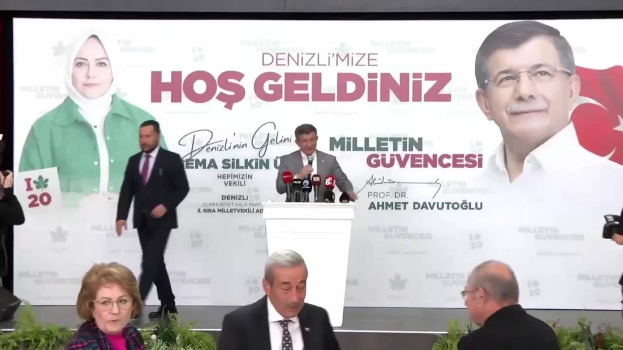 Davutoğlu’dan Bahçeli’ye: "Allah Aşkına Topunuz Mermi Olsanız Ne Yazarsınız"