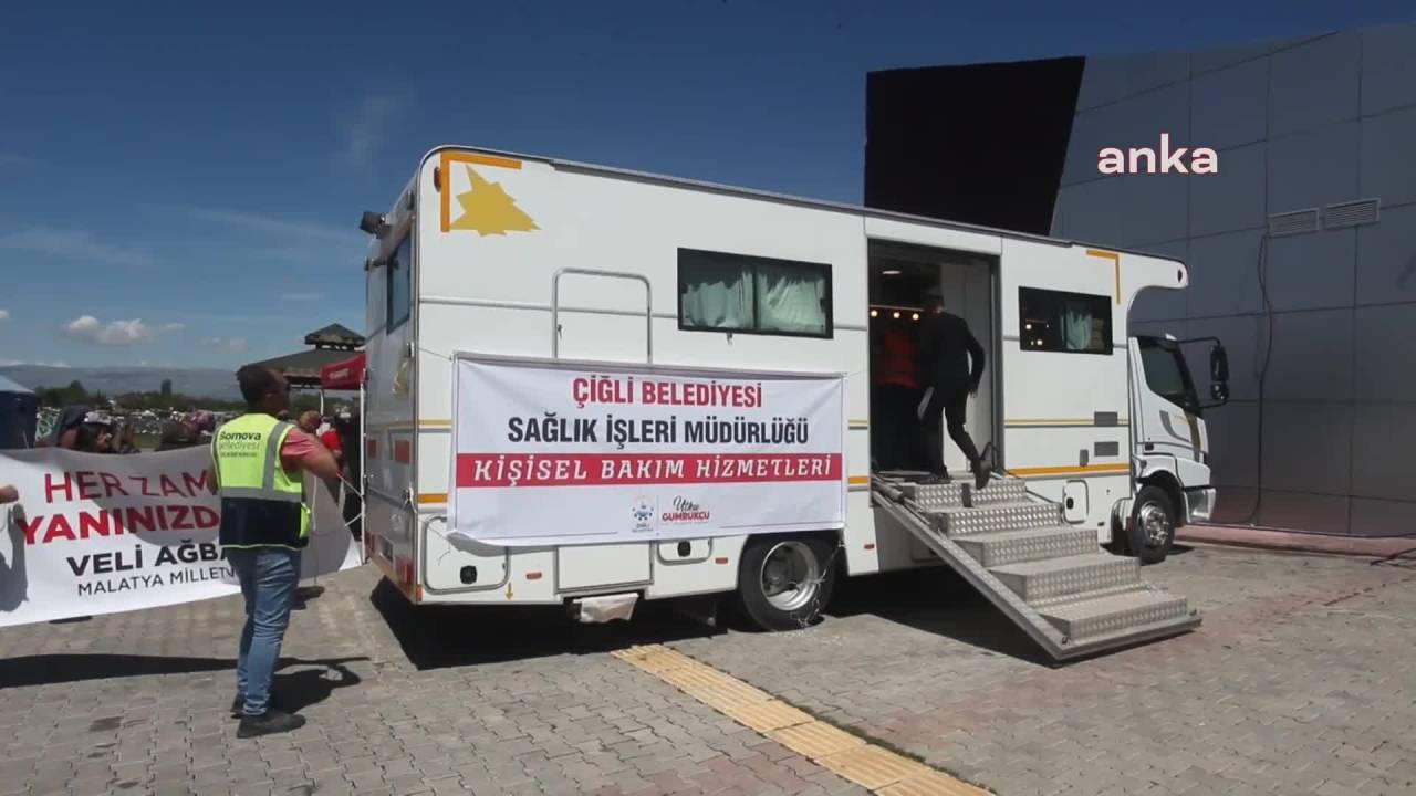 Çiğli Belediyesi’nden Malatyalı Depremzedelere Kişisel Bakım Hizmeti