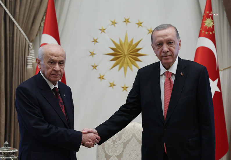 Erdoğan-Bahçeli Görüşmesi Sona Erdi