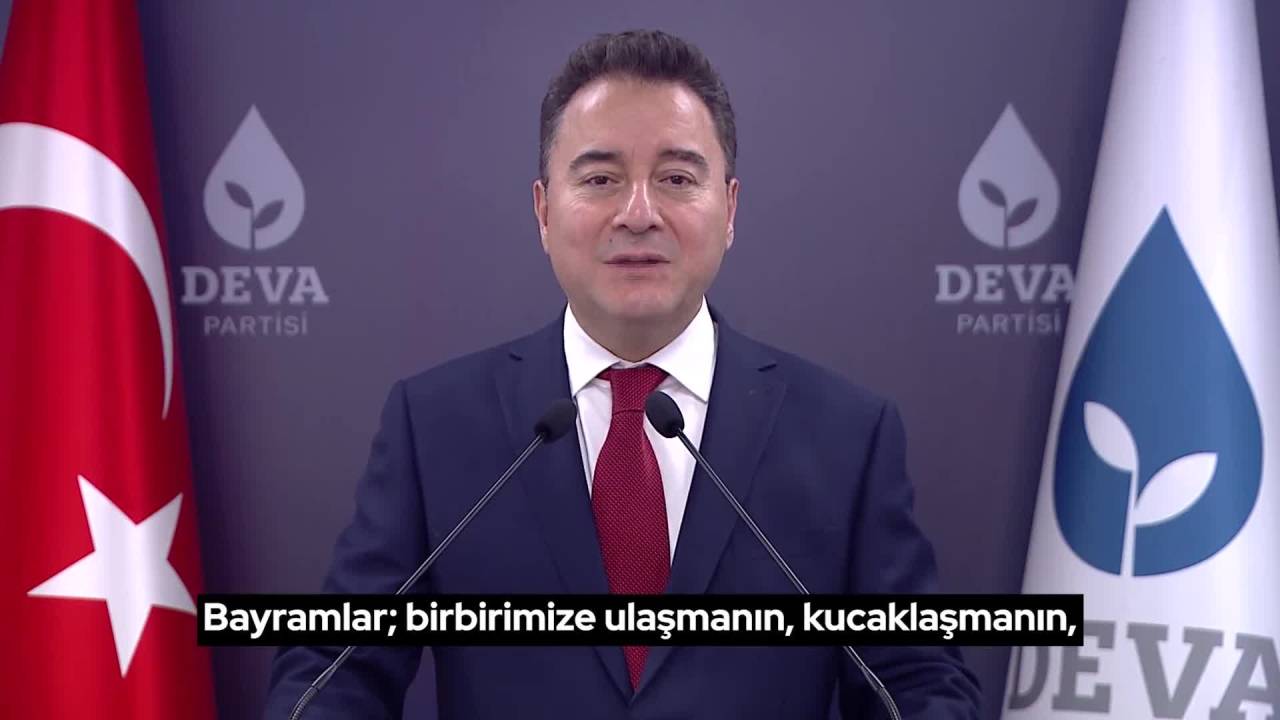Ali Babacan: "Kurban Bayramını Huzurla Ve Sağlıkla Geçirmemizi Temenni Ediyorum"
