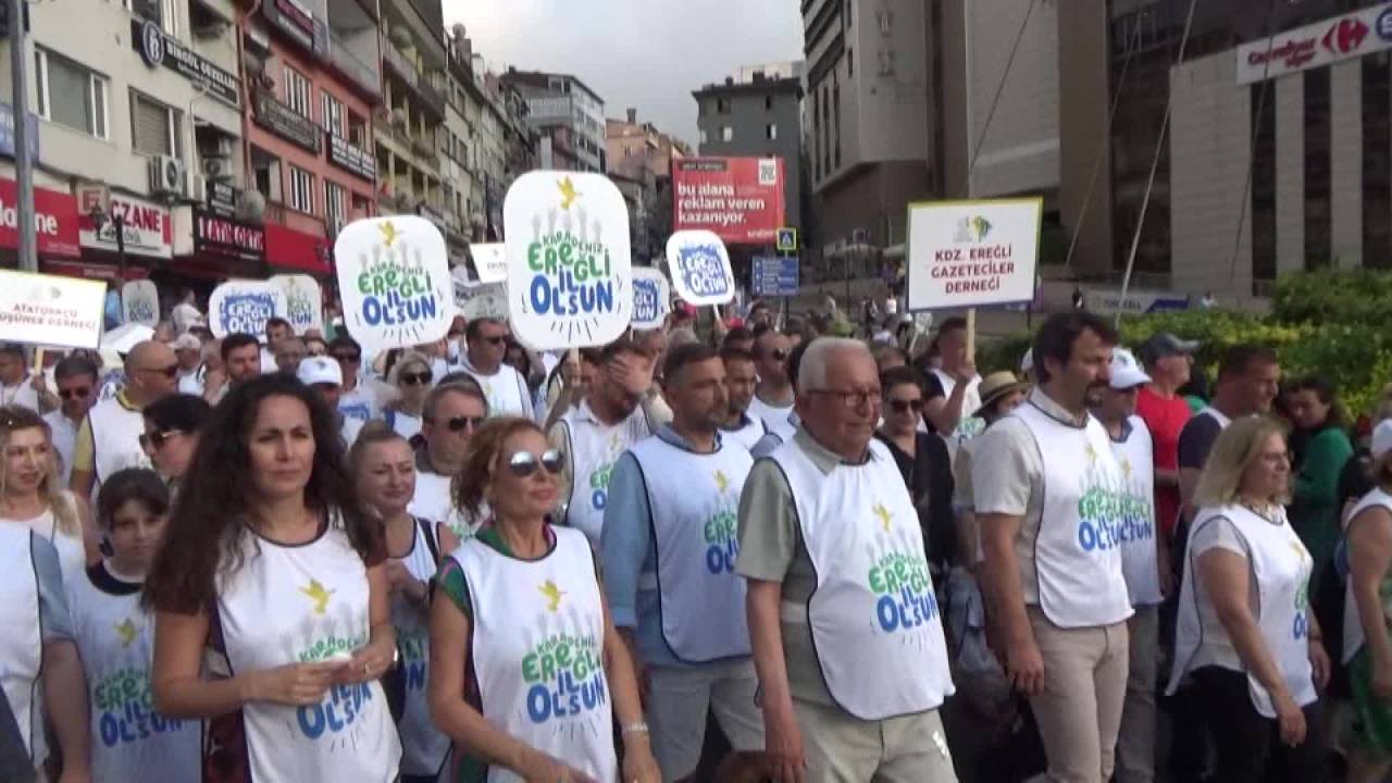 Karadeniz Ereğlililer İl Olmak İçin Yürüdü