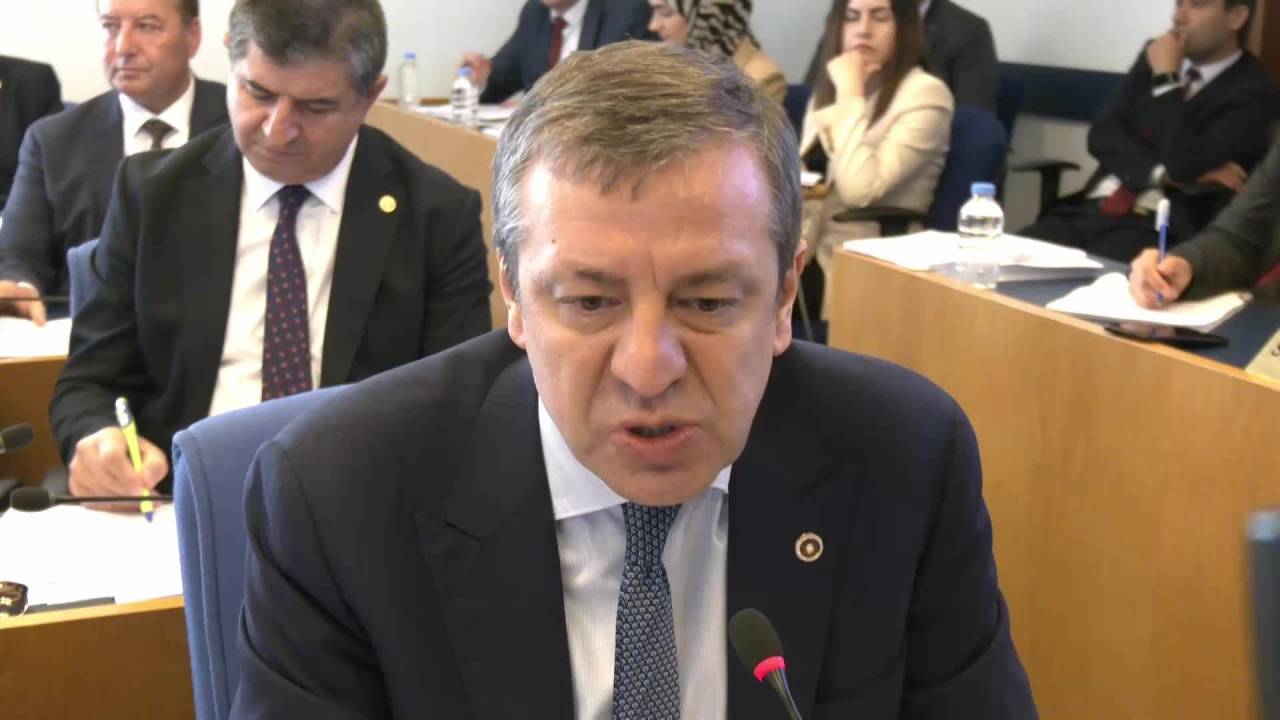 Rahmi Aşkın Türeli: “Torba Kanunda Gelen Birtakım Hükümlerin Aslında Ek Bütçe İçinde Yer Alması Gerekiyor”