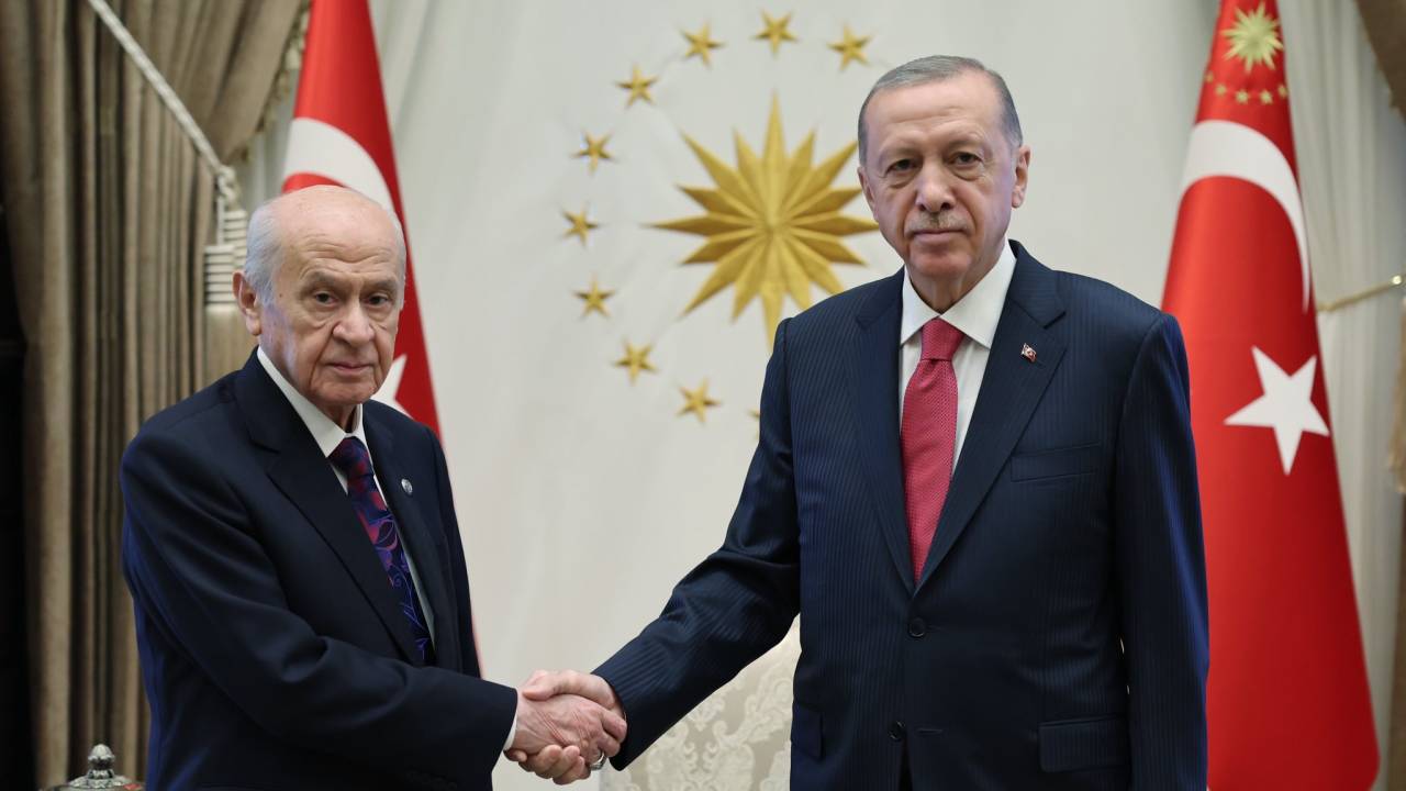 Cumhurbaşkanı Erdoğan, Mhp Genel Başkanı Bahçeli İle Görüştü