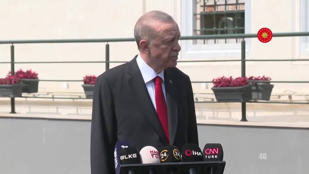 Erdoğan: "Seçim Kazanan İki Lider Olarak Adımlarımızı Olumlu İstikamette Atalım İstiyoruz"