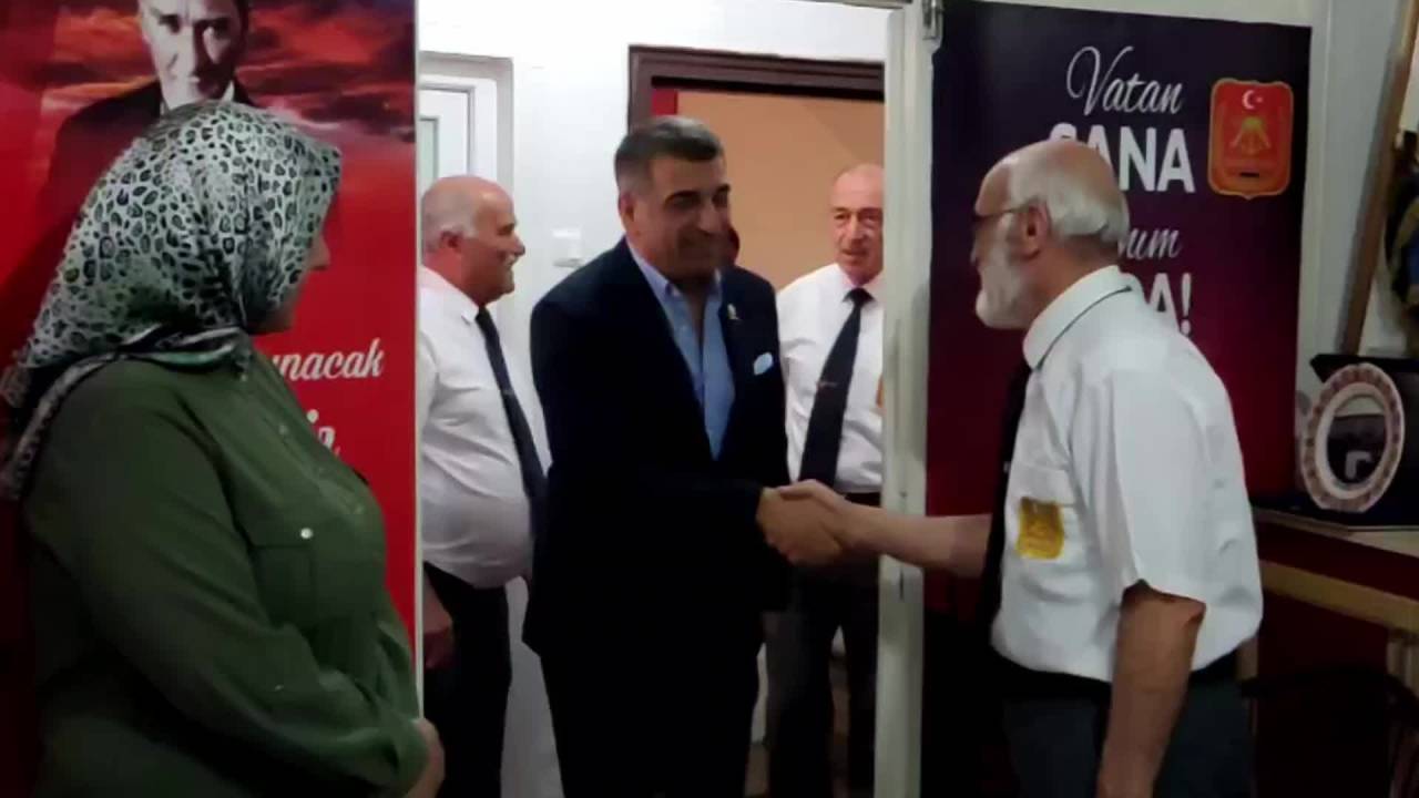 Gürsel Erol, Türkiye Muharip Gaziler Deneği Elazığ Şubesi'ni Ziyaret Etti