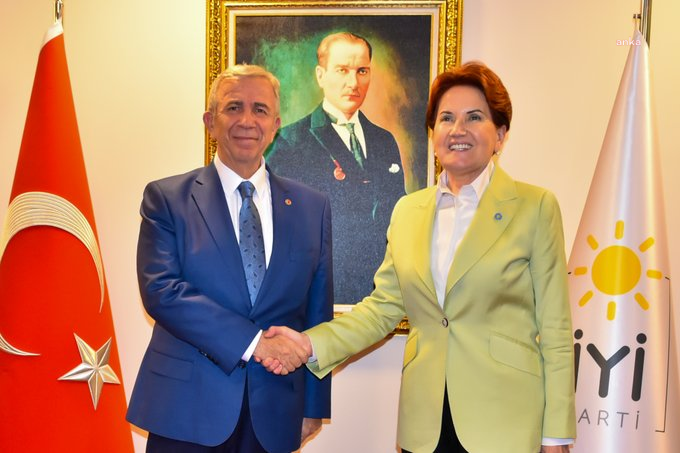 Mansur Yavaş'tan Meral Akşener'e Ziyaret