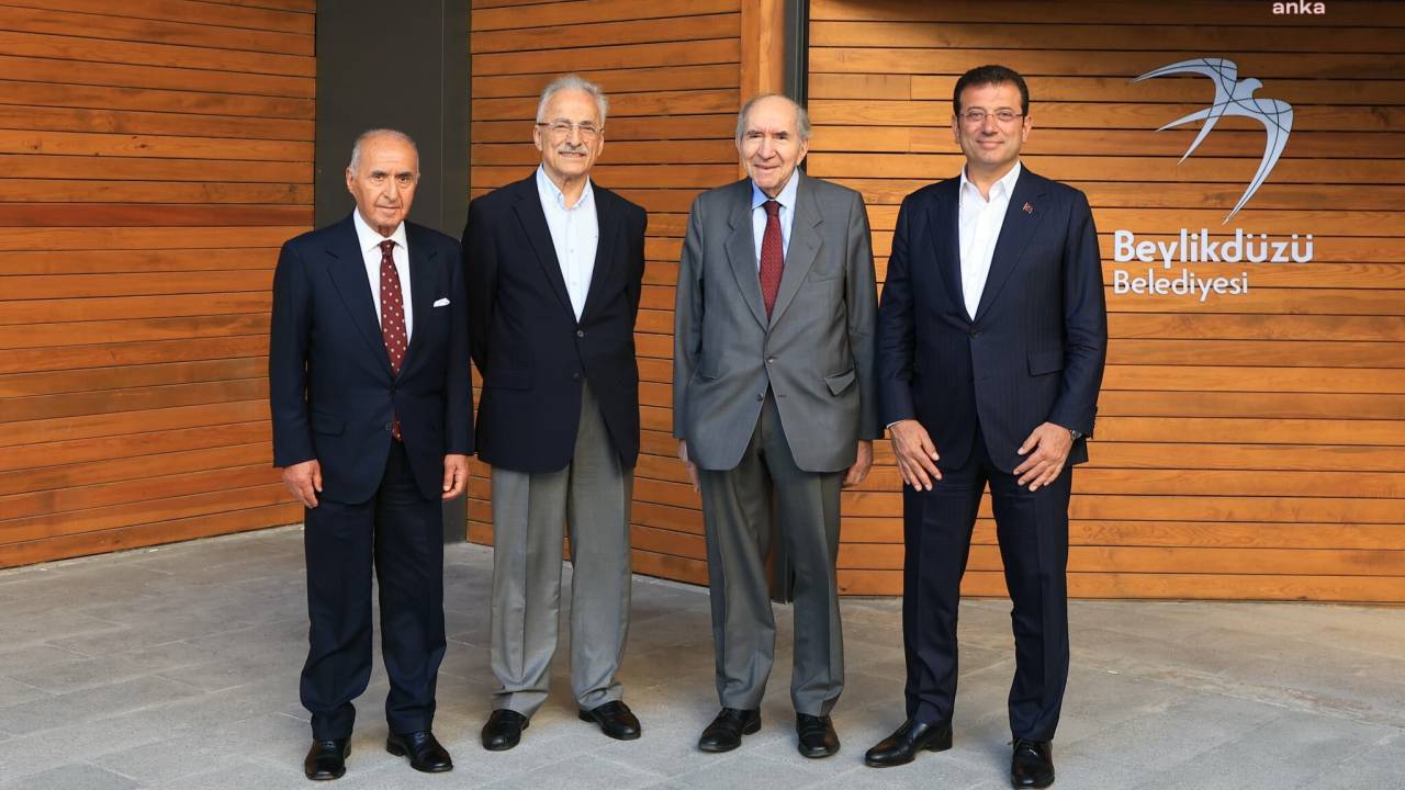 İbb Başkanı İmamoğlu, Altan Öymen, Hikmet Çetin Ve Murat Karayalçın İle Bir Araya Geldi