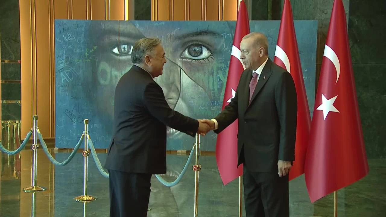 Cumhurbaşkanı Erdoğan, Zafer Bayramı Tebriklerini Kabul Etti